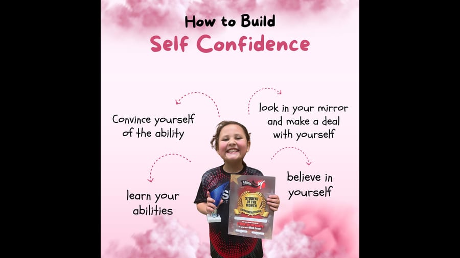 How to build self confidence.