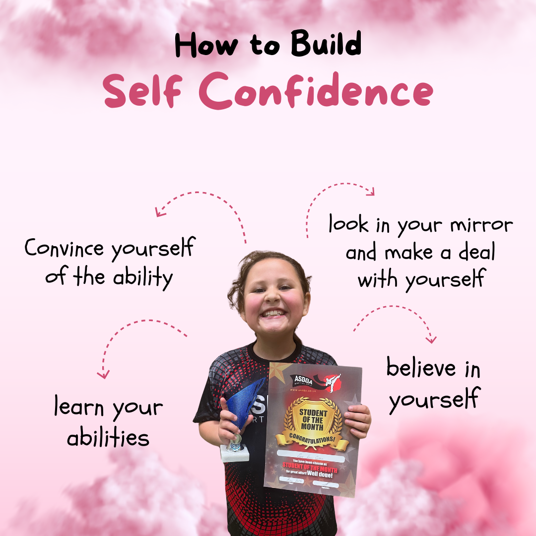 How to build self confidence.