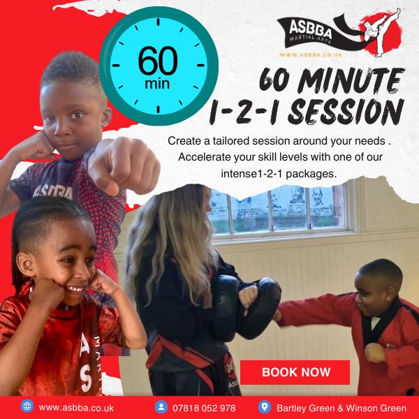 1 hour 1-2-1 session